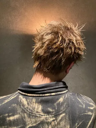 ショート カラー メンズ メンズヘア/透明感 カラー/ayatoのヘアスタイル