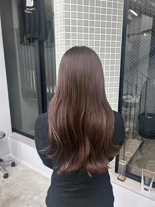 ロング カラー 吉田 菫のヘアスタイル