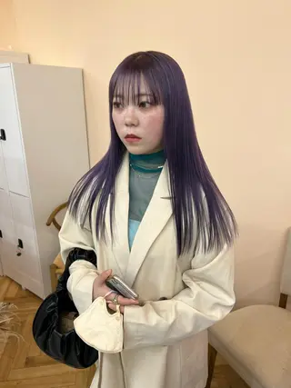 ロング カラー 舟橋耀/ブリーチカラ ー/レイヤーカットのヘアスタイル