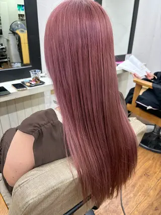 ロング カラー 香野 優子のヘアスタイル