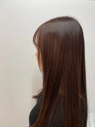 セミロング CARE ．KOBE所属・京谷 日向のヘアスタイル