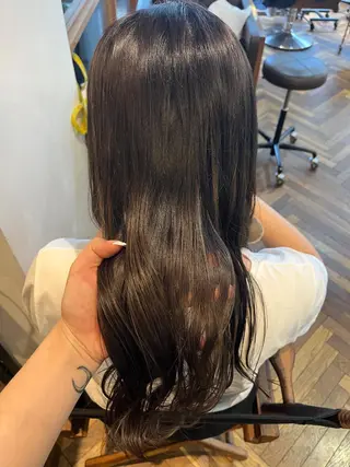 ロング カラー HOMIE TOKYO所属・sora / 渋谷 / ハイトーンのヘアスタイル