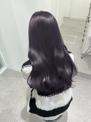 ロング miku/ラベンダー 透明感カラー🪻❤︎のヘアスタイル
