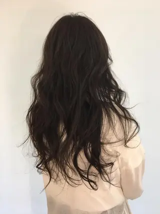 ロング カラー たなか ちあきのヘアスタイル