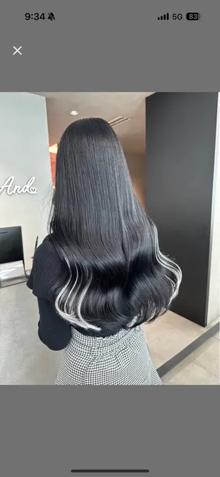 ロング 大阪 梅田/ ハイトーン/エクステのヘアスタイル