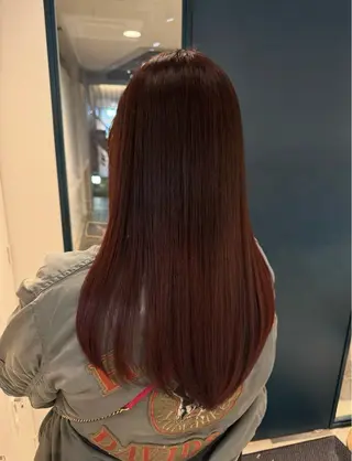 ロング カラー 中山 涼華のヘアスタイル