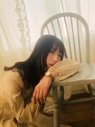 ロング たけだ れなのヘアスタイル