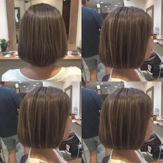 ショート カラー hair salon Ranun髪質改善のヘアスタイル