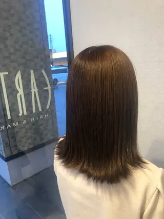 ミディアム カラー 下田 あみのヘアスタイル