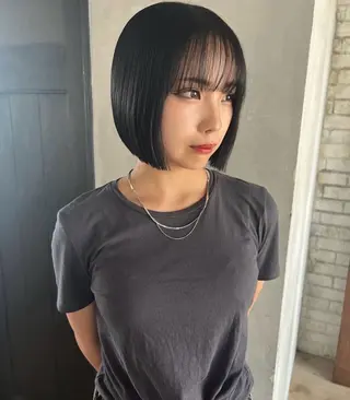 ショート album銀座店所属・ブリーチ特化/ 銀座/シンヤのヘアスタイル