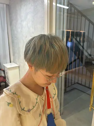 ショート apollo yokohama所属・レイヤーカット/ ハイトーン/ミノリのヘアスタイル