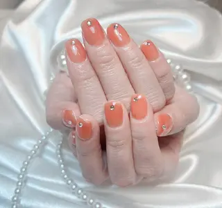 ネイル RAFFINE 月🦋🩵のネイルデザイン