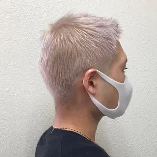ショート カラー パーマ ヘアアレンジ メンズ キッズ ネイル マツエク・マツパ アイブロウ 透明感ワンカラー梅田 ダブルカラー/川上のヘアスタイル