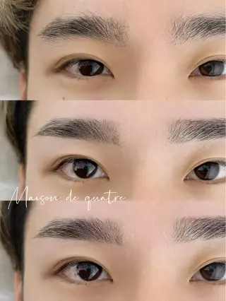 メンズ アイブロウ Maison de quatreのマツエク・マツパデザイン