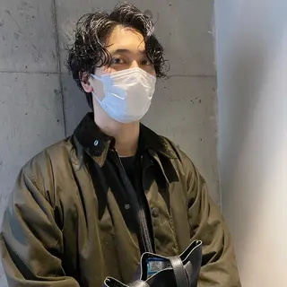 パーマ メンズ YinYang所属・川﨑 章弘のヘアスタイル