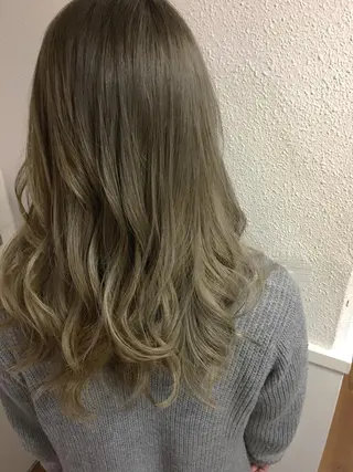 ロング カラー 髪質改善/美髪矯 正ヤマモトハルキのヘアスタイル