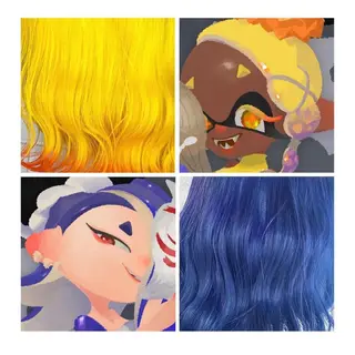 ミディアム カラー GARU-ガル-所属・TSUNO🦖 派手髪/オタク美容師のヘアスタイル