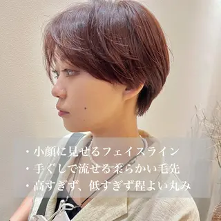 ショート M.SLASH自由が丘所属・【くせ毛/ショート/ ボブ】元太郎のヘアスタイル