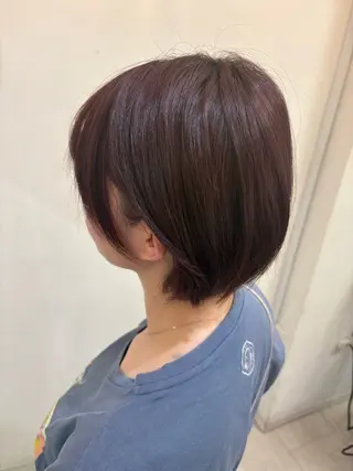 カラー 栗田 優月のヘアスタイル