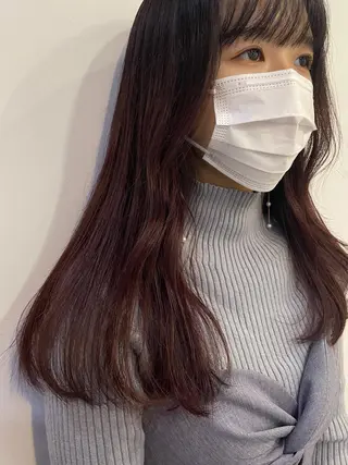 ロング カラー silo所属・silo MOKA 顔周りカット🦦のヘアスタイル