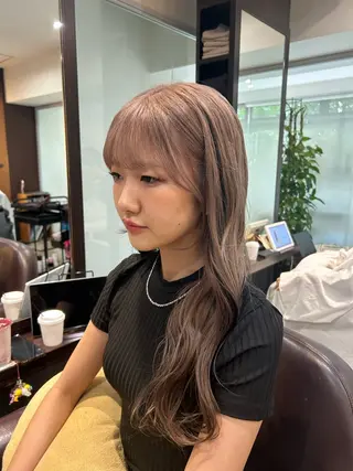ロング カラー 坂本奈都美 🎀のヘアスタイル