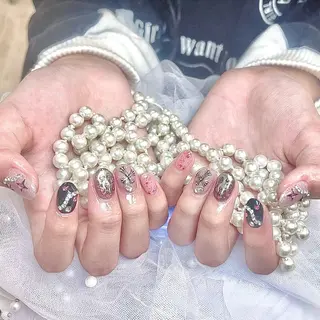 ヘアアレンジ 🎀erika 長さだし💗モチ最高のネイルデザイン