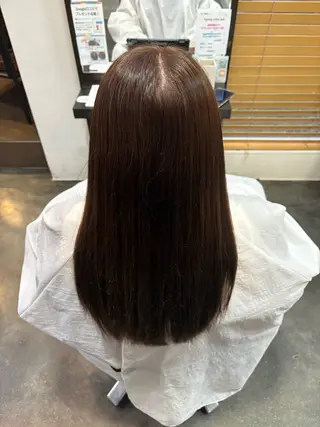 ロング カラー 奥山 和奏のヘアスタイル