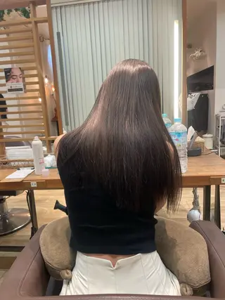 ロング カラー Lisa🪄似合わせ ／デザインカラーのヘアスタイル