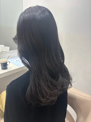 ミディアム カラー パーマ ヘアアレンジ 押切 響　のヘアスタイル