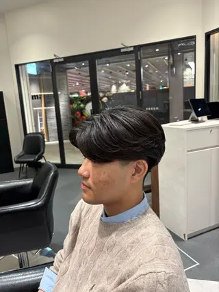 ショート メンズ メンズベリーショート 宮崎大弥のヘアスタイル
