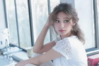 ヘアアレンジ 透明感カラー💖 Stylist佐藤澪のマツエク・マツパデザイン