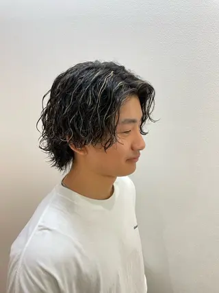 ショート パーマ メンズ メンズ特化美容師小島 慧太のヘアスタイル