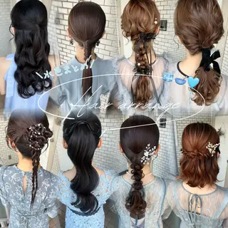 ヘアアレンジ 大人可愛いヘアメイク 💋🧚‍♀️しずかのヘアスタイル