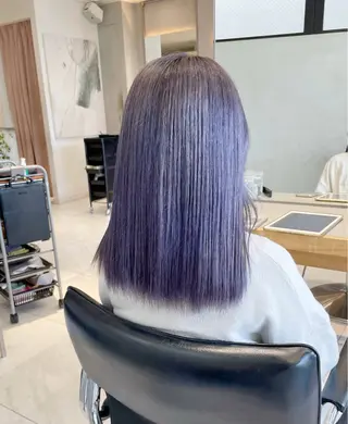 ミディアム カラー ヘアアレンジ 艶髪/レイヤーカット 🐣misakiのヘアスタイル