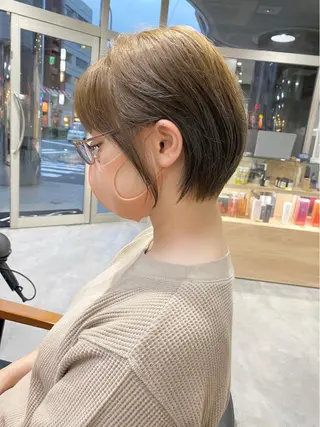 ミディアム カラー giinii所属・横浜縮毛矯正 ☆渋谷良太のヘアスタイル