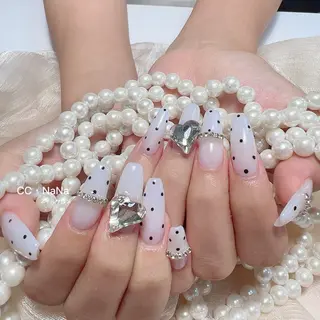 ネイル 💎CC・NaNa 韓国風ネイル🌙Cのネイルデザイン
