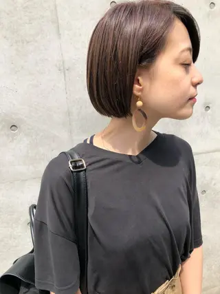 ショート カラー THE DAY所属・AKI HASHIMOTOのヘアスタイル