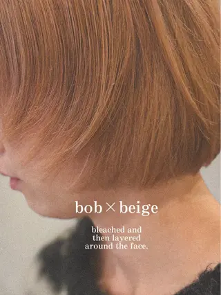 ショート カラー ond〖オンド〗所属・中目黒インナーカラー ボブ橋本青輝のヘアスタイル