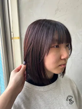 カラー MaisonHALU 松浦光咲のヘアスタイル