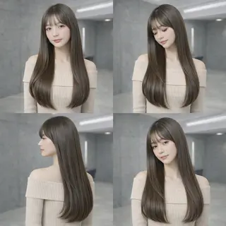 ロング ♦️髪質改善美髪矯正 💍谷口克也♦️のヘアスタイル