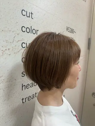 ショート モリオフロムロンドン所属・札幌カットモデル/ ショートカット/富田のヘアスタイル