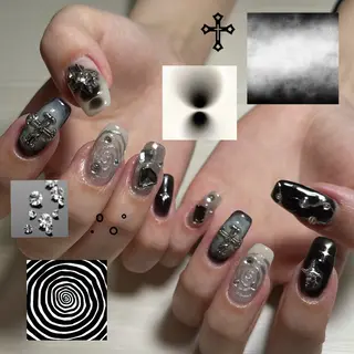 ネイル GO TODAY 吉祥寺Glint所属・うの 韓国ﾈｲﾙ໒꒱⋆⭒˚のネイルデザイン