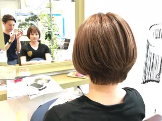 ショート カラー メンズ指名多数!! SiLO 田島のヘアスタイル