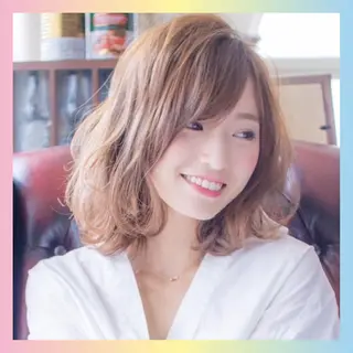 ミディアム Lond jeloud 名古屋所属・髪質改善 の達人/杉原碧仁のヘアスタイル