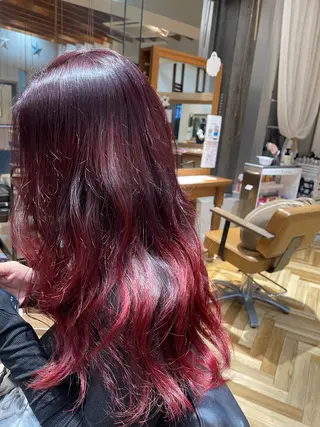 ミディアム カラー セピアージュアン所属・バヤラー バイガルマーのヘアスタイル