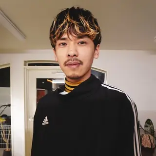 ショート カラー メンズ メンズハイトーン/栄 /イトウタケルのヘアスタイル