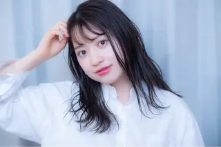 ミディアム 徳永 大樹のヘアスタイル