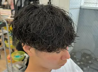 ショート パーマ メンズ 横浜 /シャドウ/ツイスパのヘアスタイル