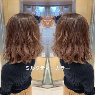 ミディアム カラー N° jillva ♦️川端裕司♦️のヘアスタイル