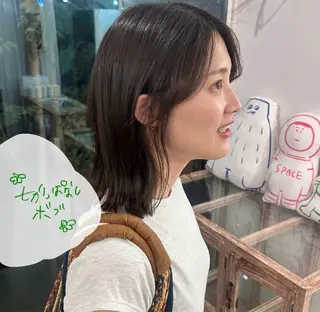 ミディアム カラー and c yumeのヘアスタイル